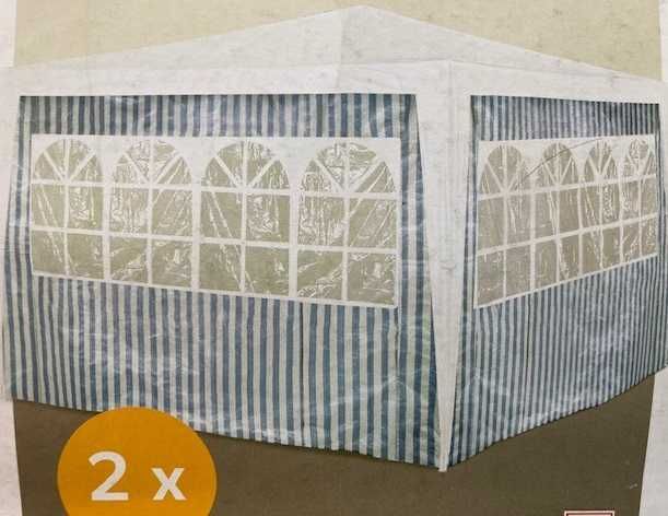 Dwie Zasłony do Pawilonu Namiotu z Oknami 295x195cm W-wa Ursynów