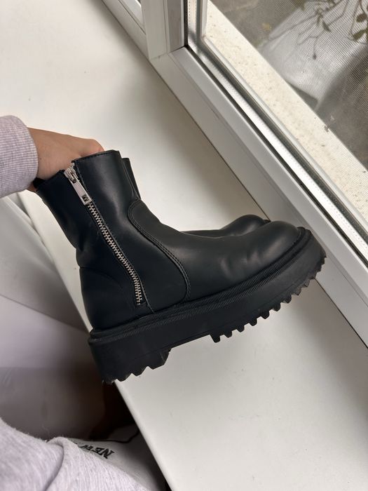 ботинки чоботи zara