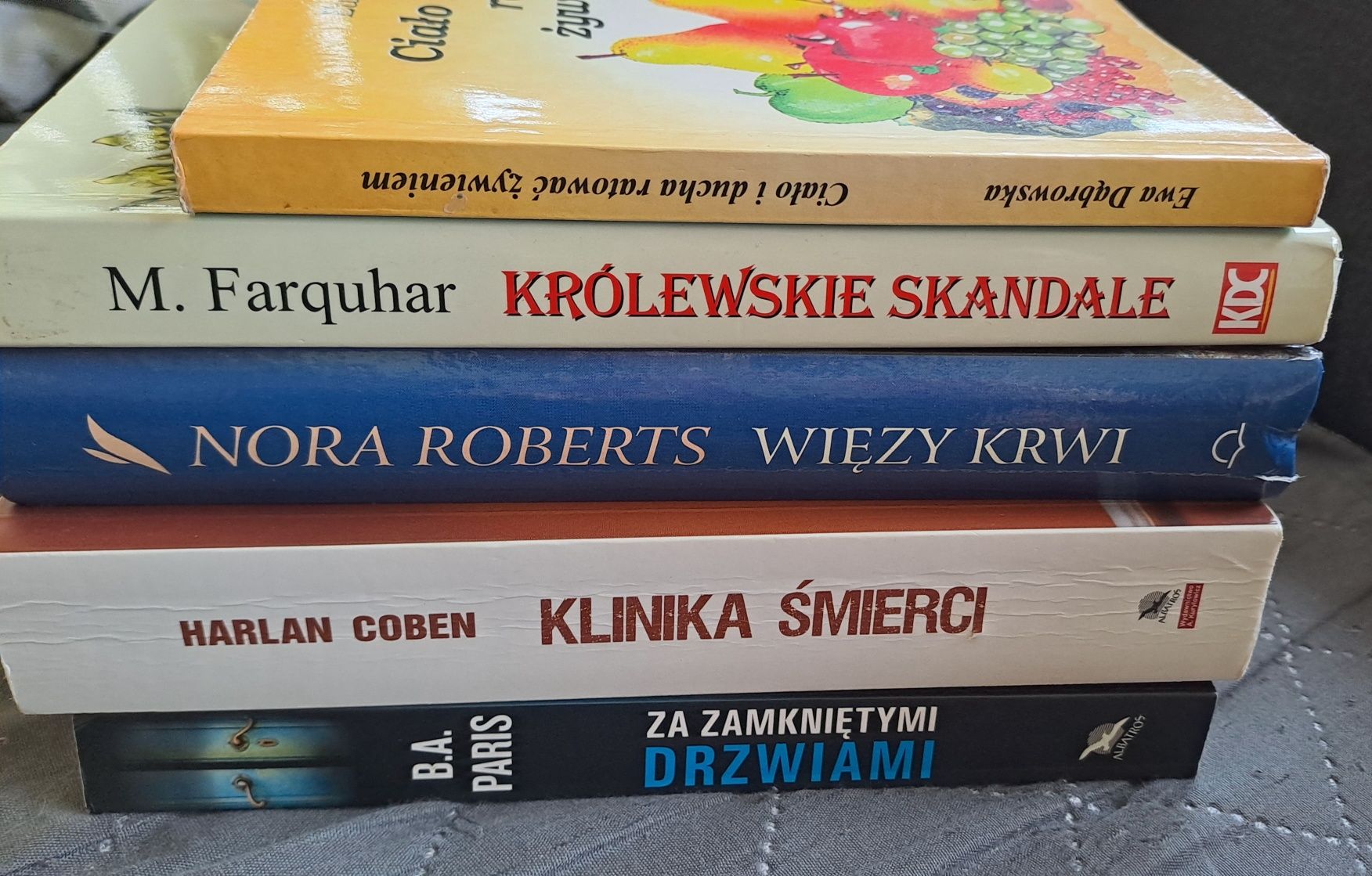 Zestaw 5 książki,Coben ,Nora Roberts i inne