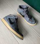 Szare buty sneakersy męskie na wiązanie Nike Priority Mid Winter 40