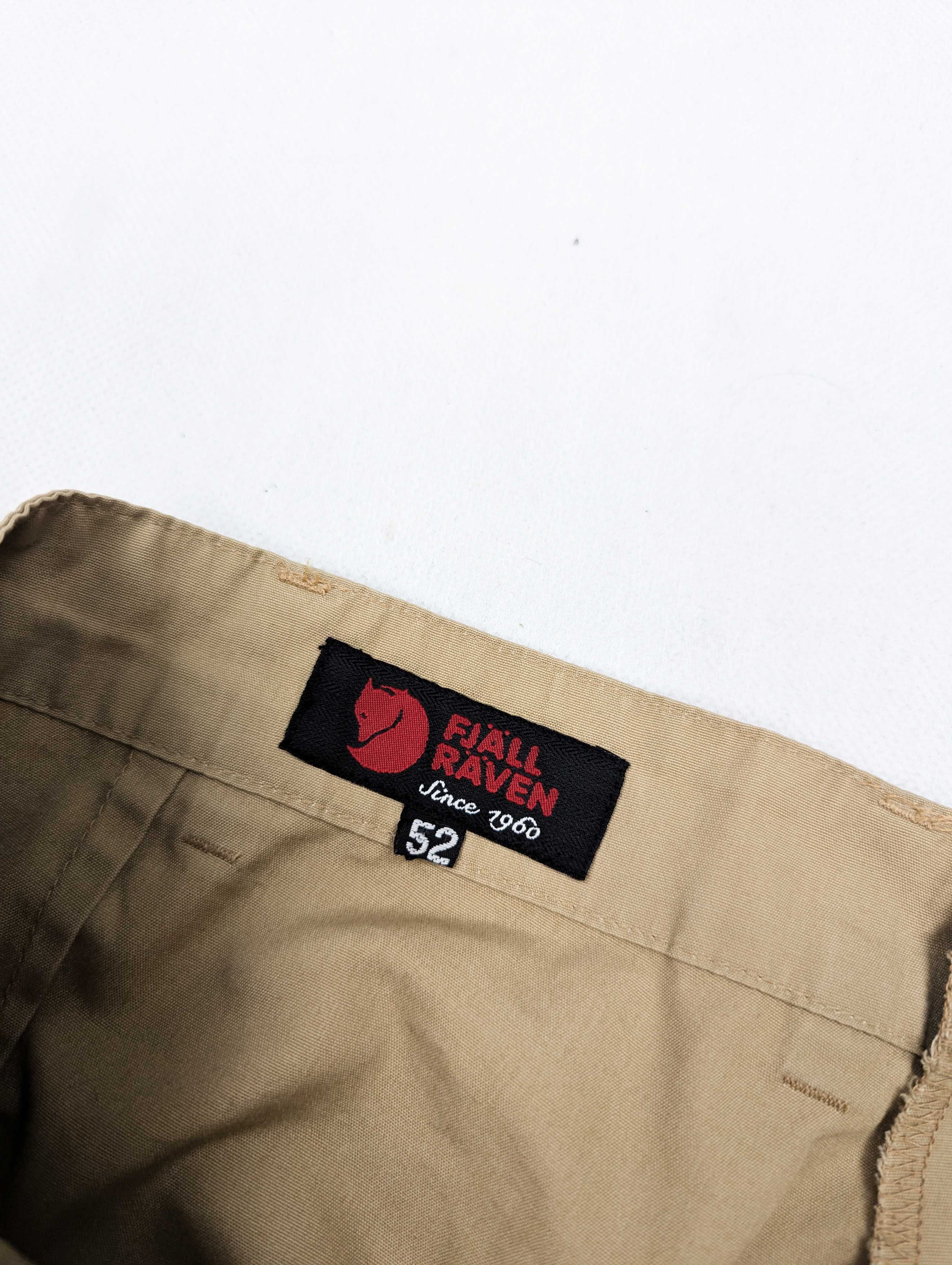 Fjallraven beżowe spodnie 52 L