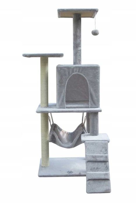 NOWY Drapak Dla Kota Legowisko Domek Budka Solidny Duży XXL Wysoki