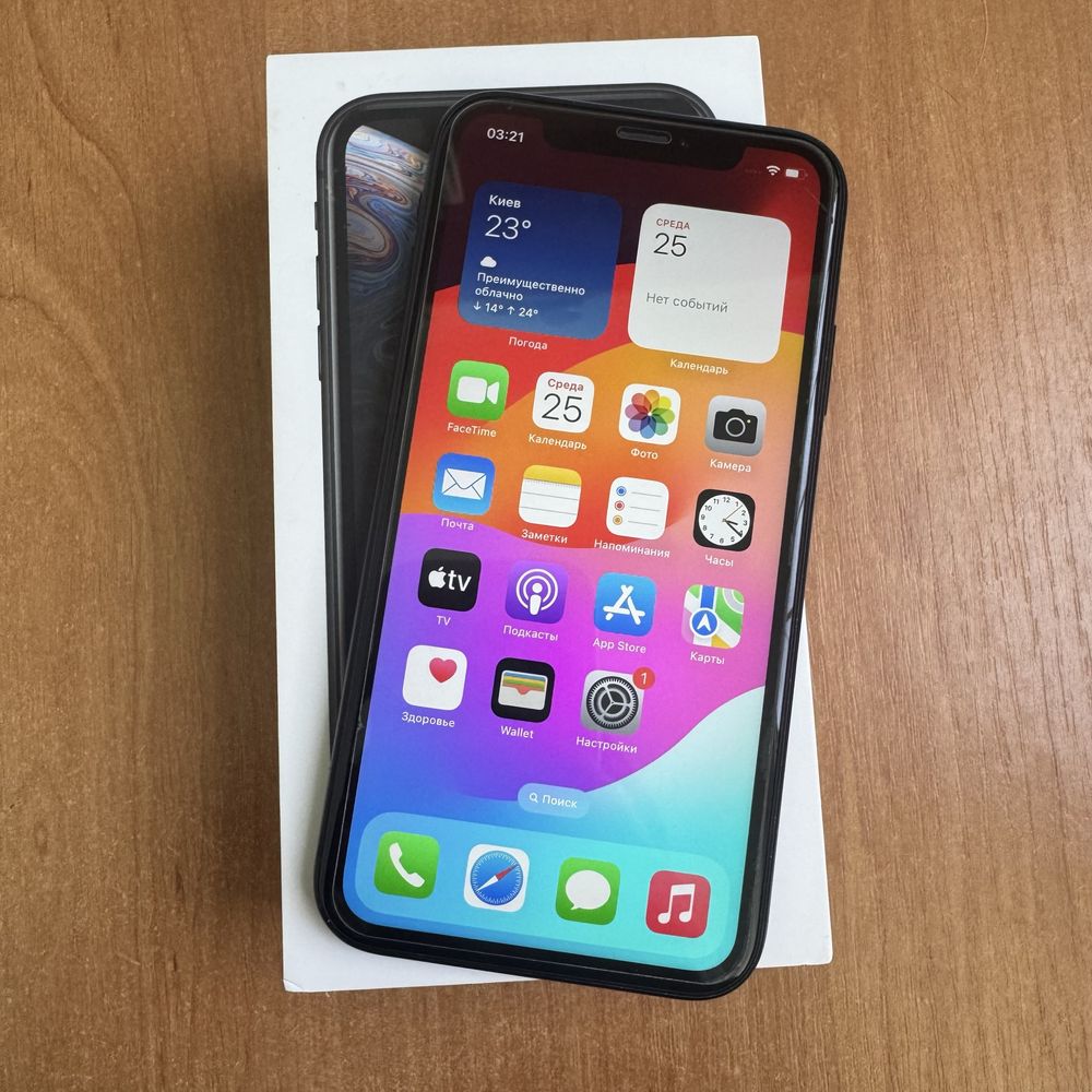 Iphone XR, Black, 64GB
