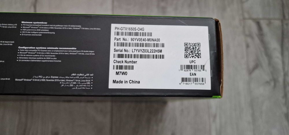 Karta graficzna ASUS PhoenixGTX1650 Super