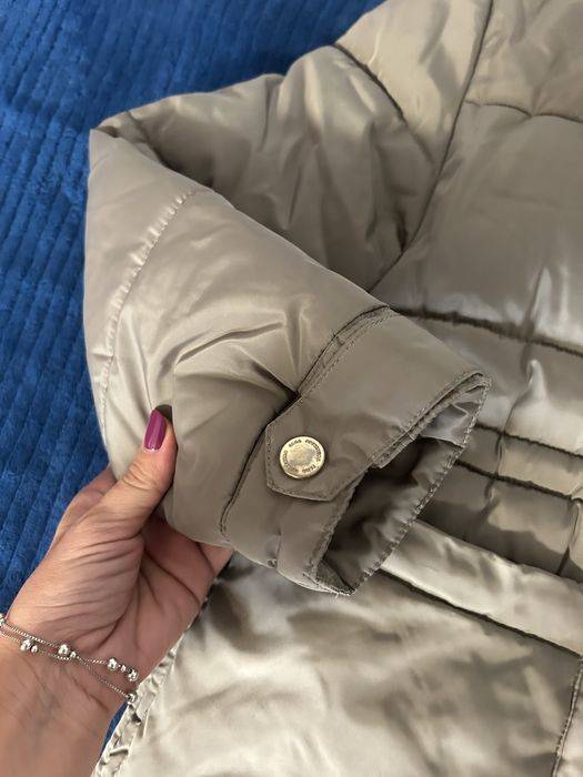 Зимова куртка, пальто Zara на дівчинку, розмір 140