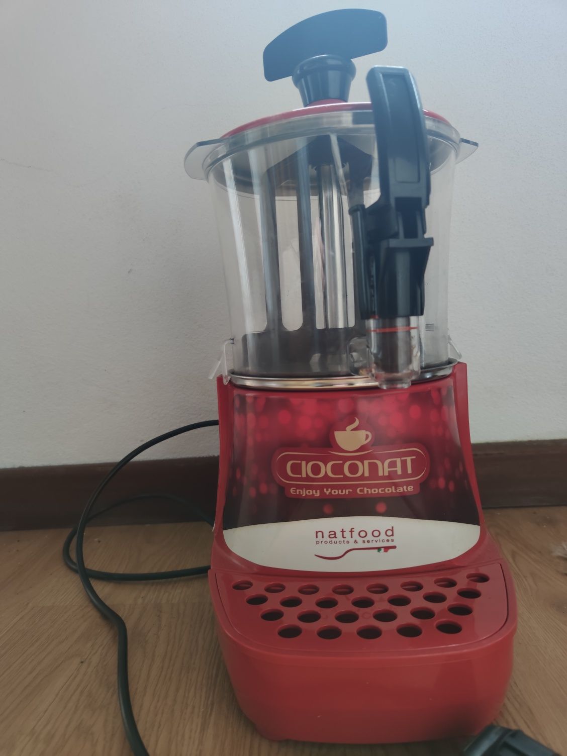 Máquina dispensador de chocolate quente