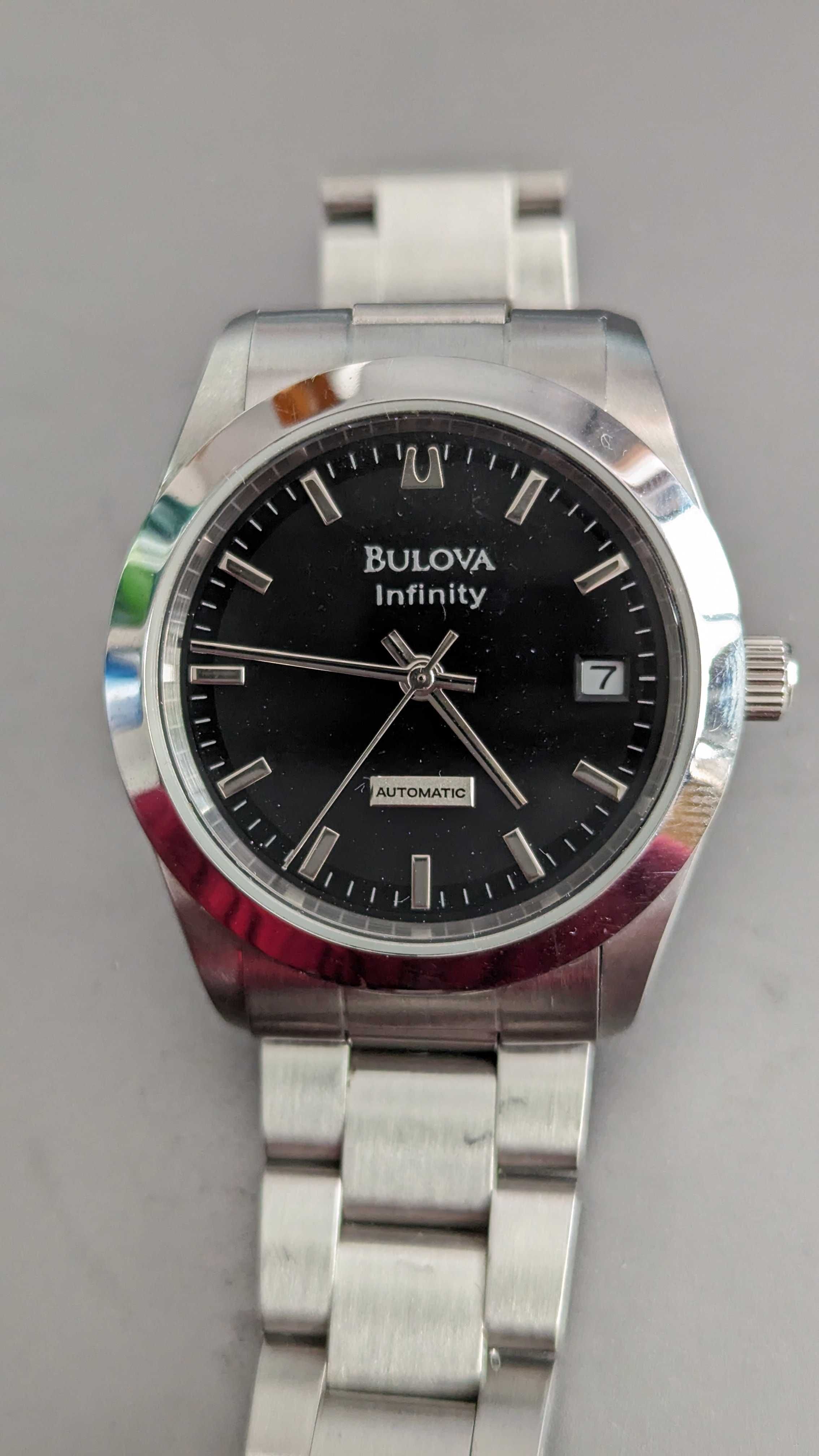 Zegarek męski Bulova Infinity automatycznie Miyota 8000 vintage