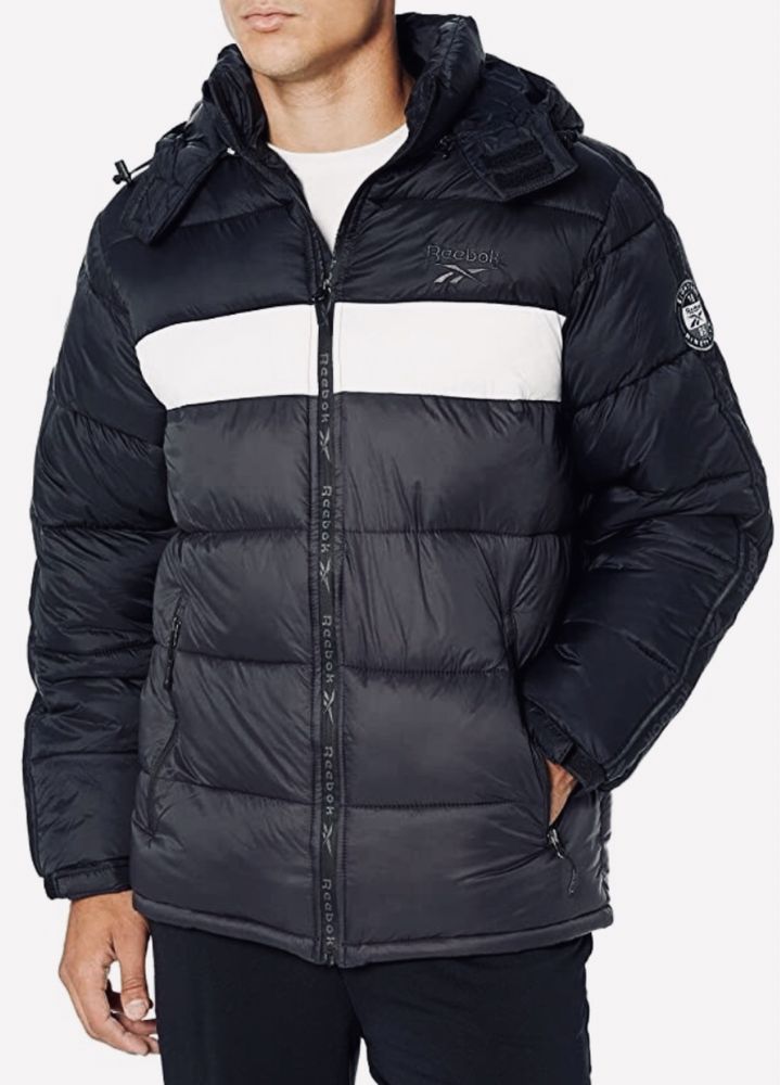 куртка Reebok Men's Hooded Puffer Jacket