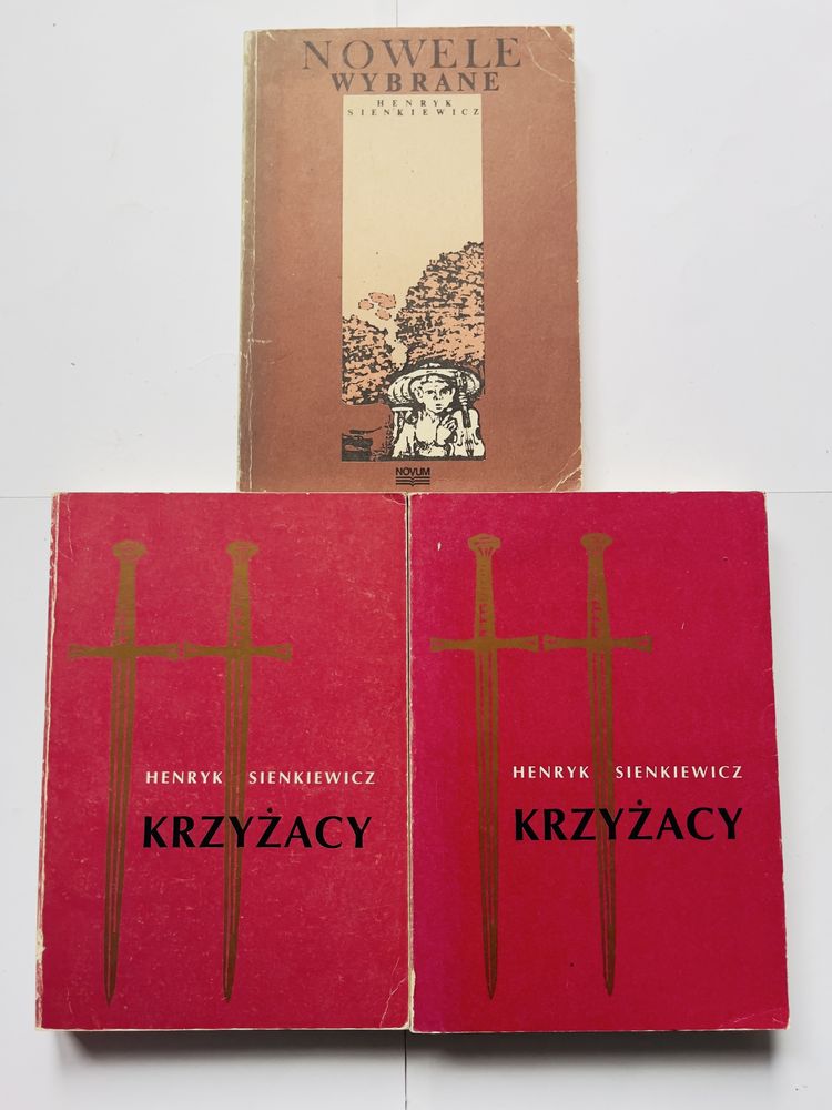 Zestaw 13 x Sienkiewicz Trylogia Krzyżacy Quo vadis Nowele Rodzina Poł