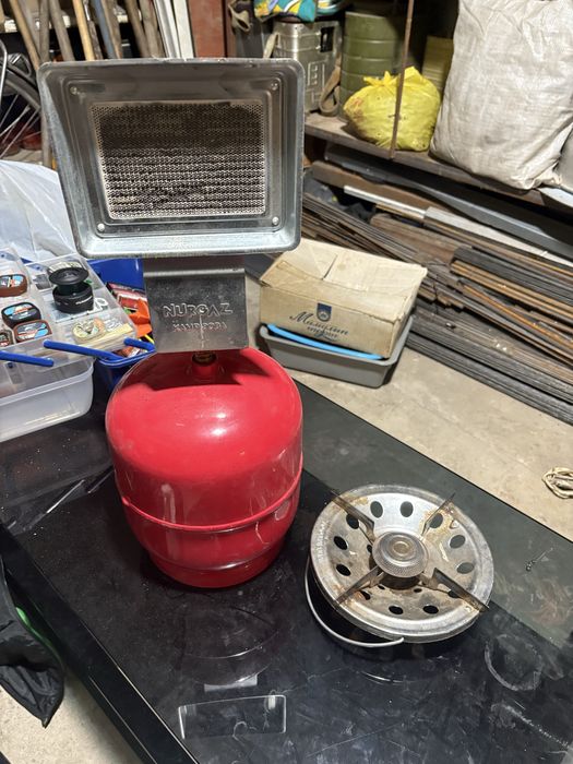 Газовый балон 8л, Горелка и обогреватель