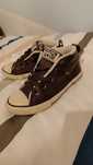 Converse All Star castanhos com pelo