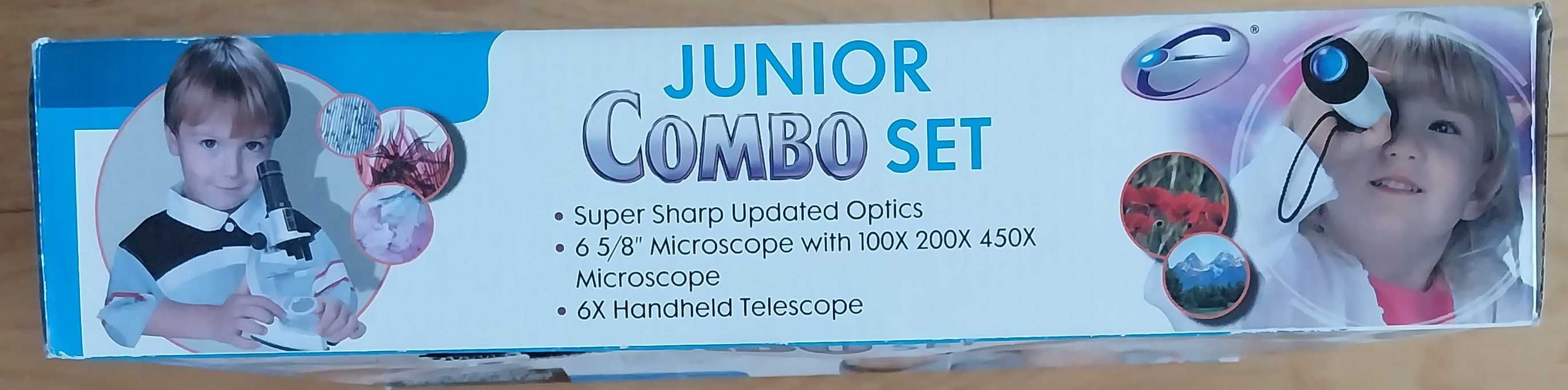 Microscópio didático infantil Junior Combo