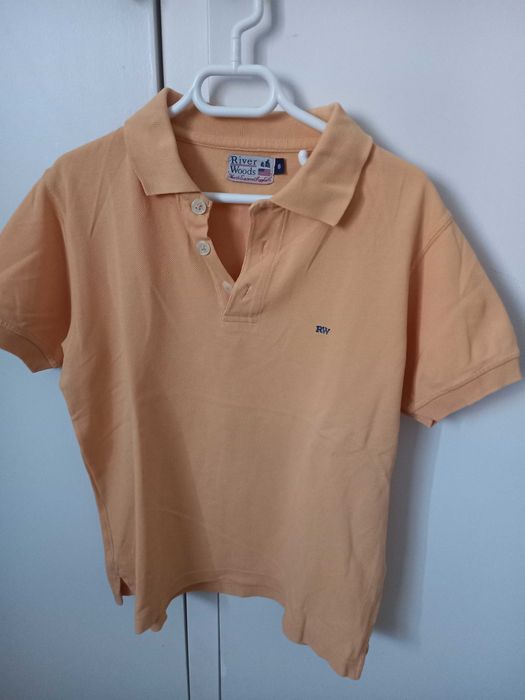 Polo manga curta River Woods 8-9 anos