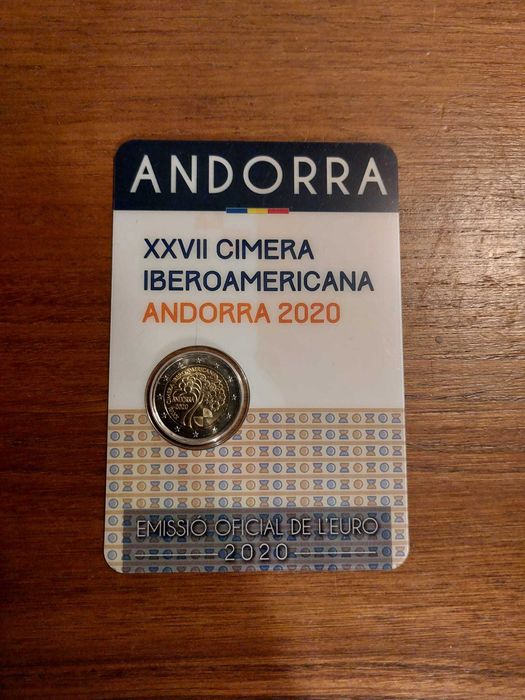 Coincard Andorra 2020 - Moeda 2€ - Cimeira Ibero-Americana