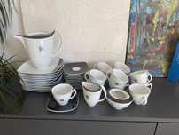 Zestaw porcelany ćmielów akcent 12 osób