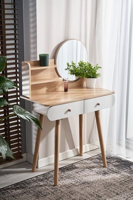 Туалетний столик‼️косметичний стіл для макіяжу з дзеркалом