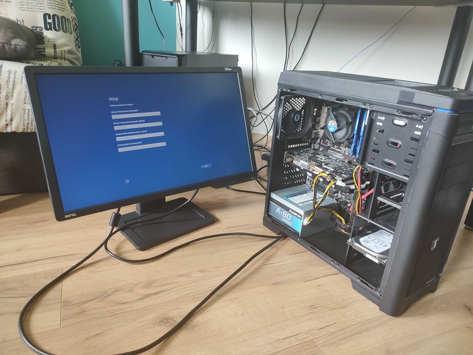 Komputer PC i5-4570/GTX 1060 6GB + Monitor BenQ XL2411