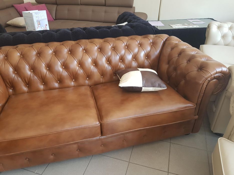 Chesterfield kanapa 3-os