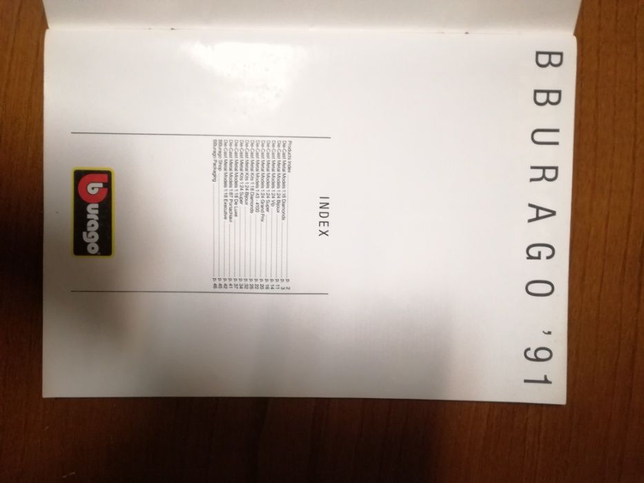 Catálogo Bburago 91