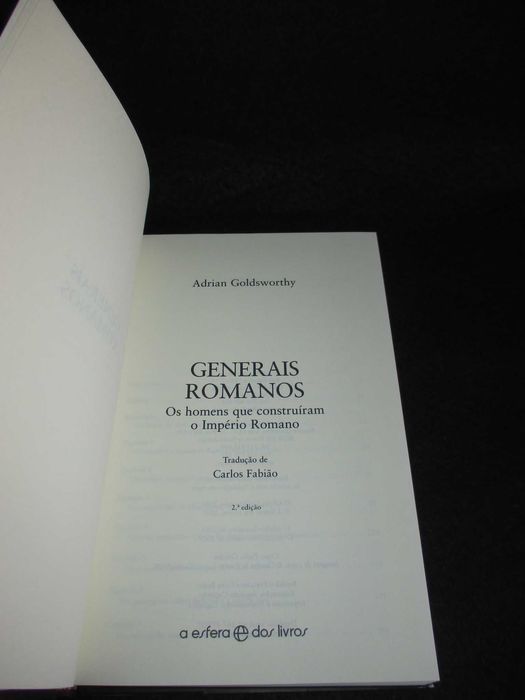 Livro Generais Romanos Adrian Goldsworthy