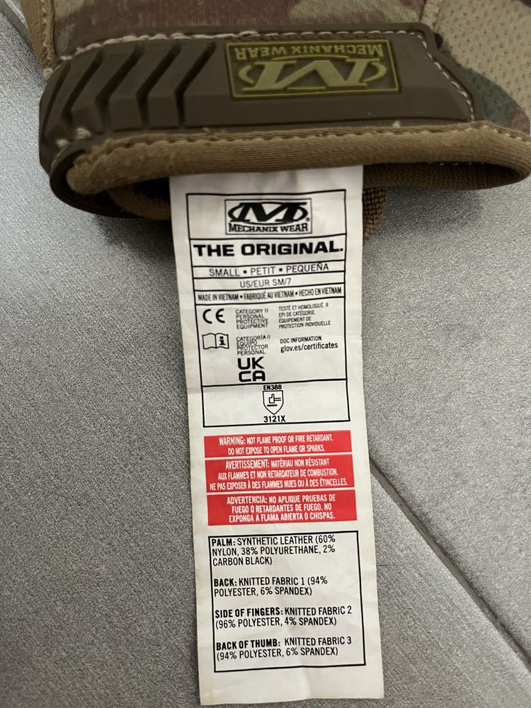 Рукавички тактичні Mechanix Original (Multicam)