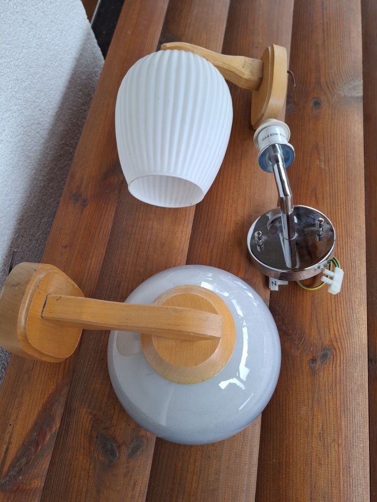 Lampy kinkiety z czasów PRL