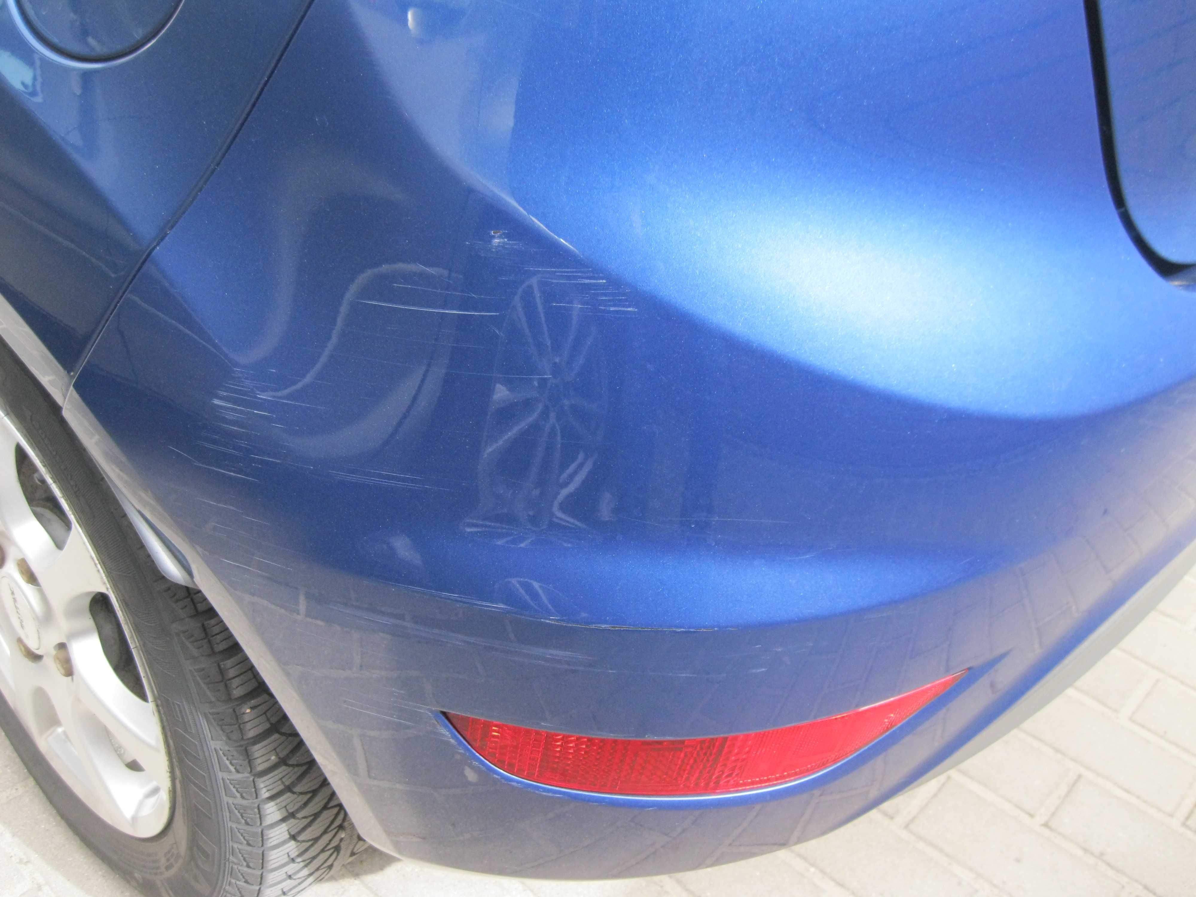 Zderzak tył Fiesta MK7 08-12 KOLOR C9 Niebieski Ocean Metalic
