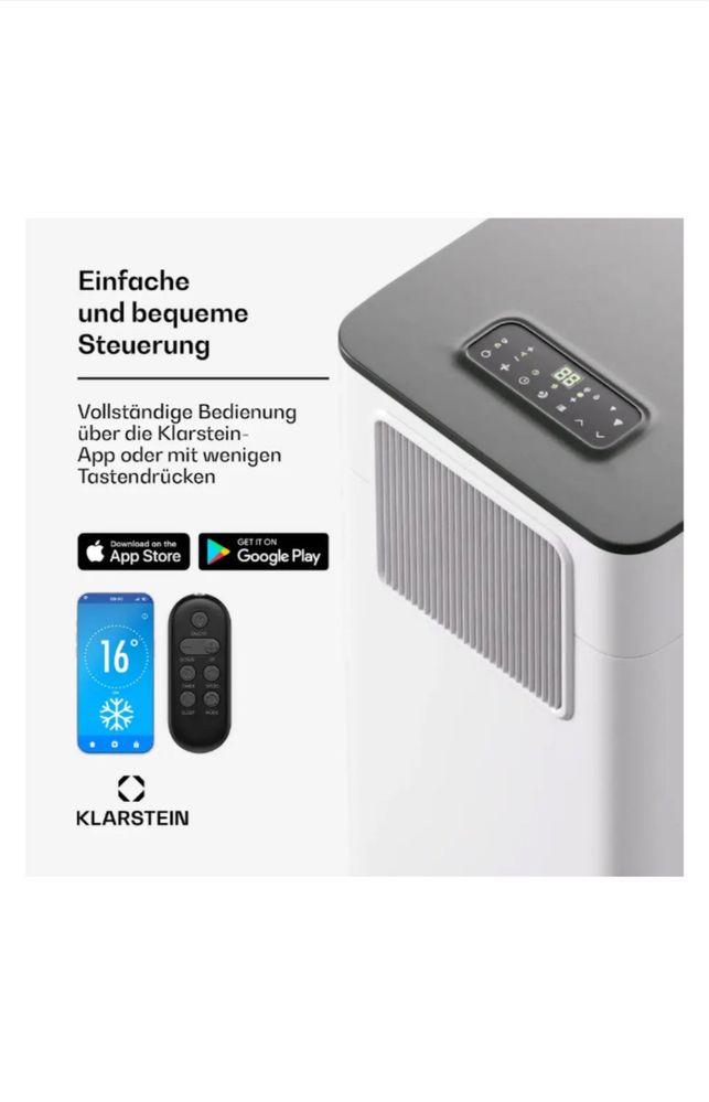 Мобільний кондиціонер KLARSTEIN Breeze Box 9K Smart PAC 9000 БТЕ/2600
