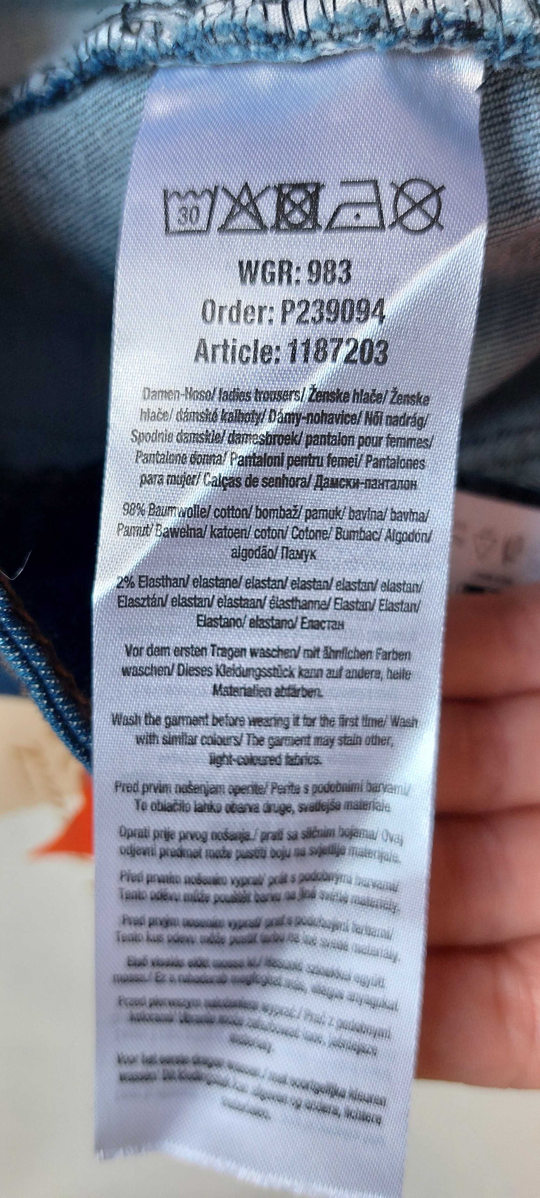 Nowe spodnie z metką wysoki stan skinny jeans 46 Kik wysmuklające