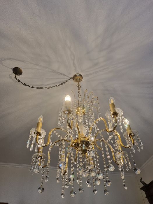 Lustre/Candeeiro sala 8 lâmpadas