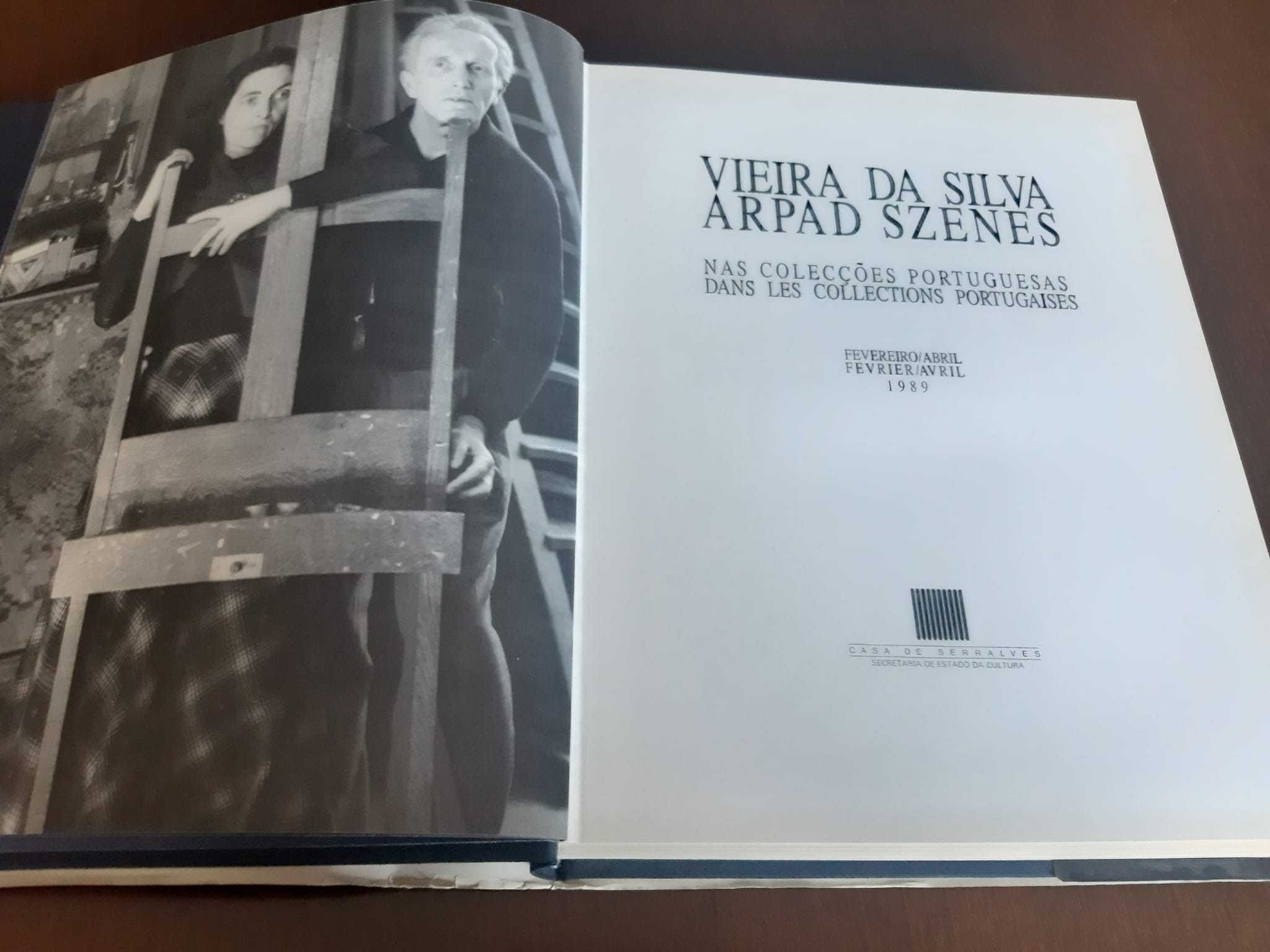 Livro  Vieira da Silva e Arpad Szenes nas Coleções Portuguesas, 1989,