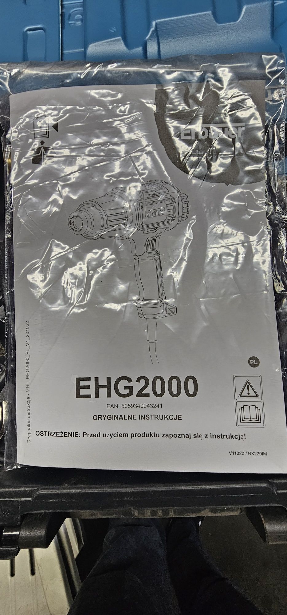 Opalarka Erbauer EHG2000 LCD 2000 W