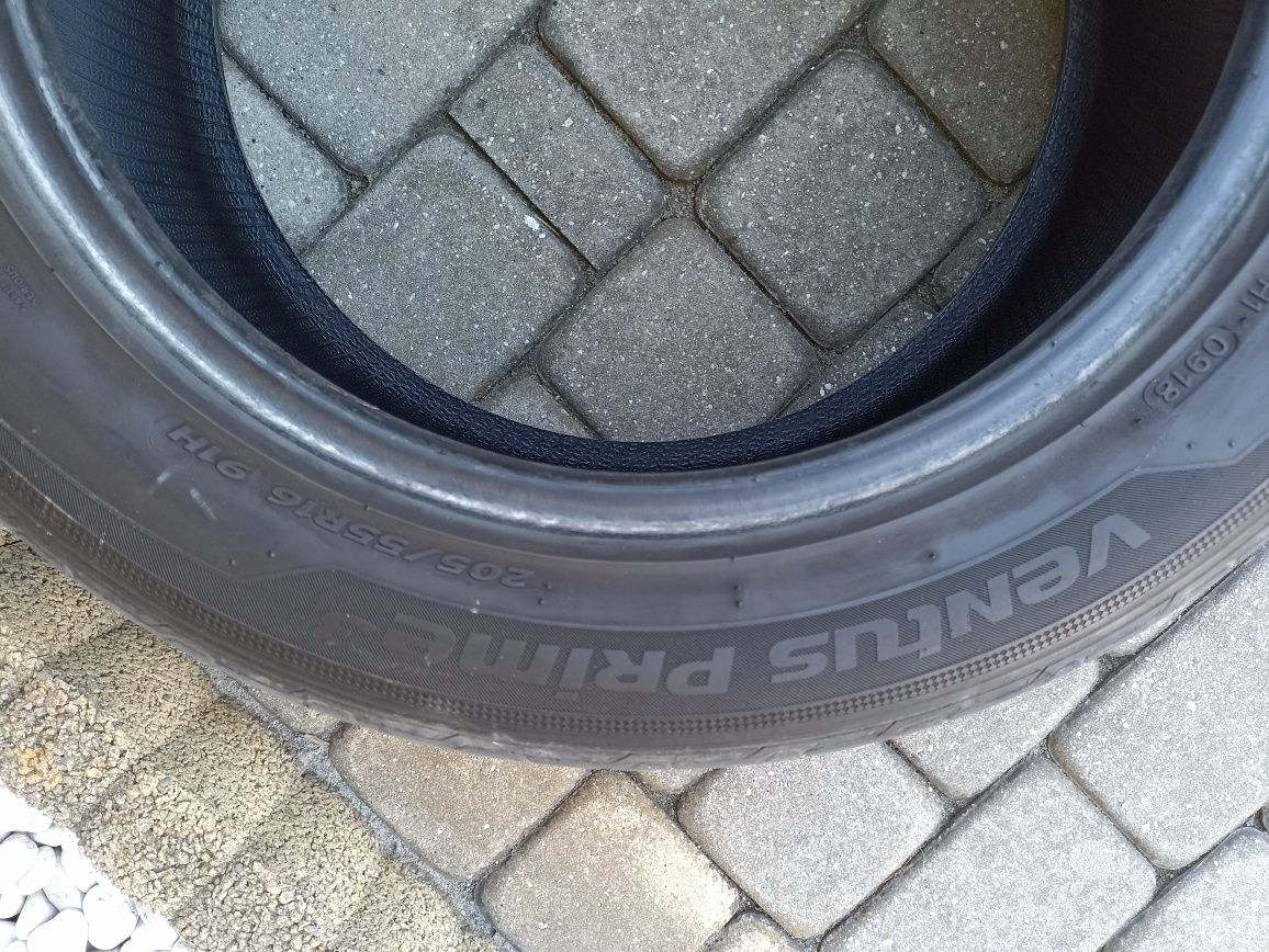 Letnie opony 205/55/16 cali Hankook Ventus Prime 3 2018r rant