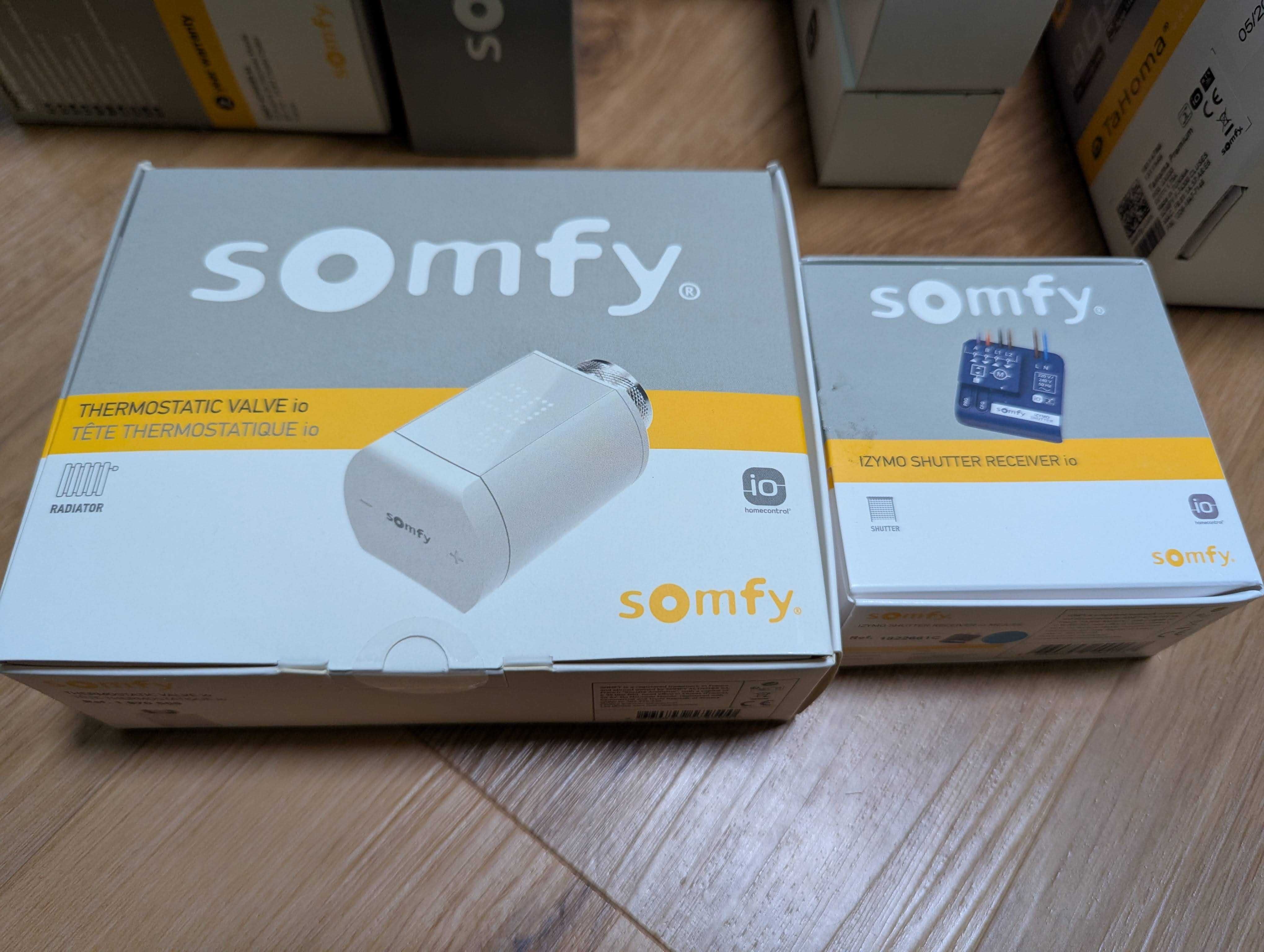 Smart Home Somfy Tahoma - zestaw termostat czujnik dymu okna