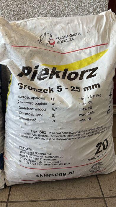 Ekogroszek ,orzech ,kostka ,koks, miał