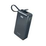 Powerbank SBS 10000 mAh 20W z wbudowanym kablem USB-C i wyświetlaczem