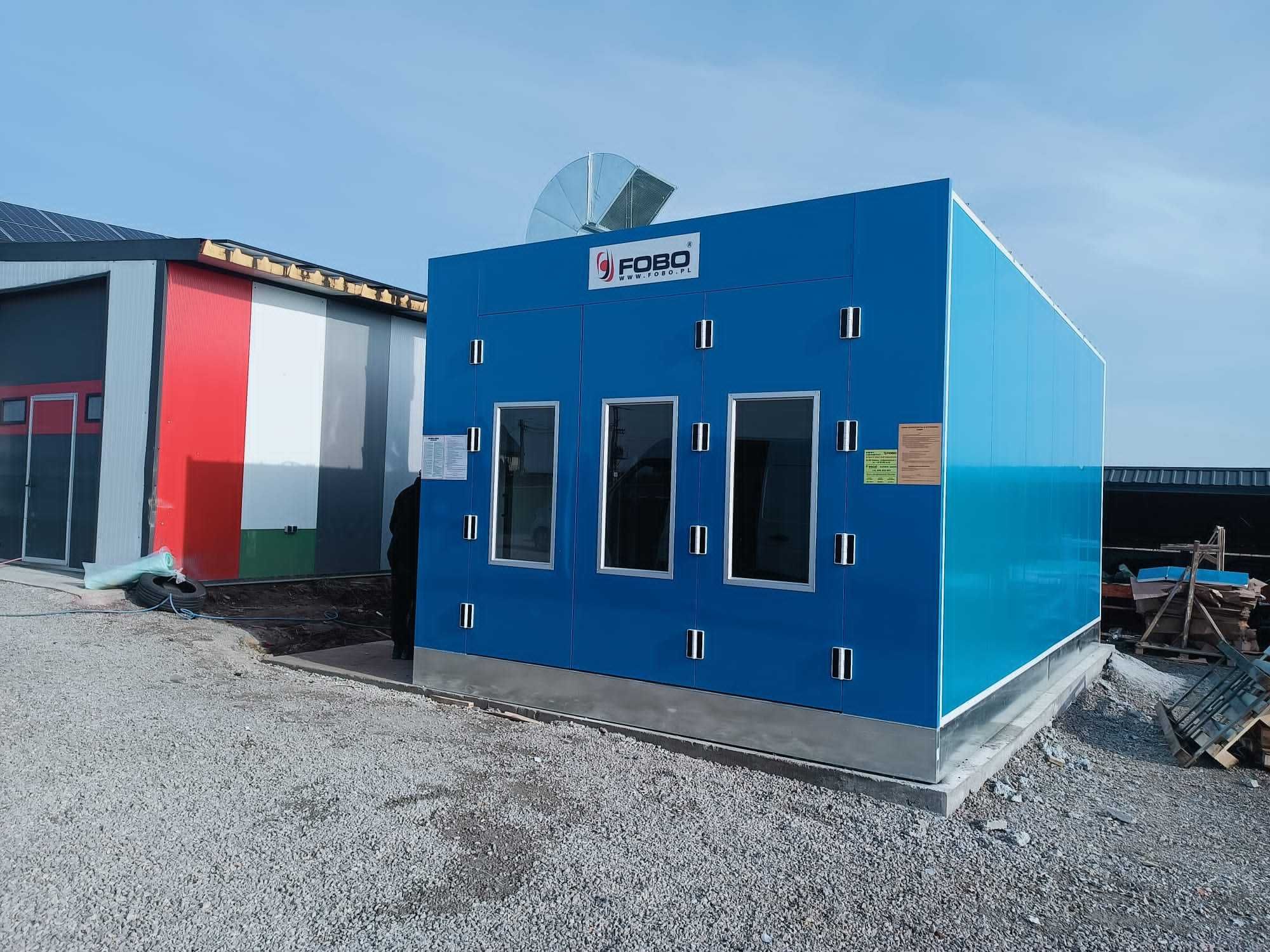 Kabina lakiernicza 4x7m FOBO komora malarska lakiernia malarnia kabiny
