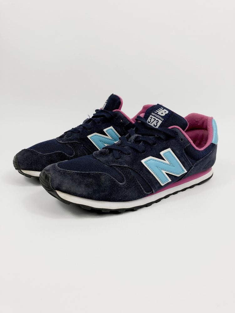 Granatowe damskie buty sneakersy New Balance 373 Classic