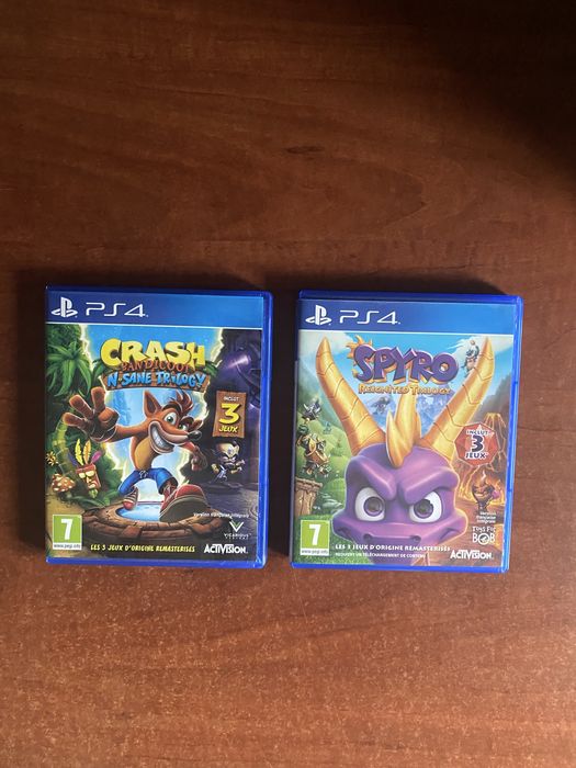 Crash Bandicoot e Spyro Trilogia