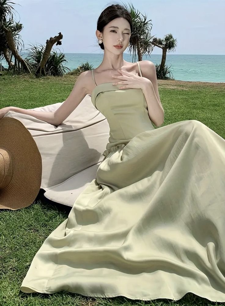 Vestido cor verde