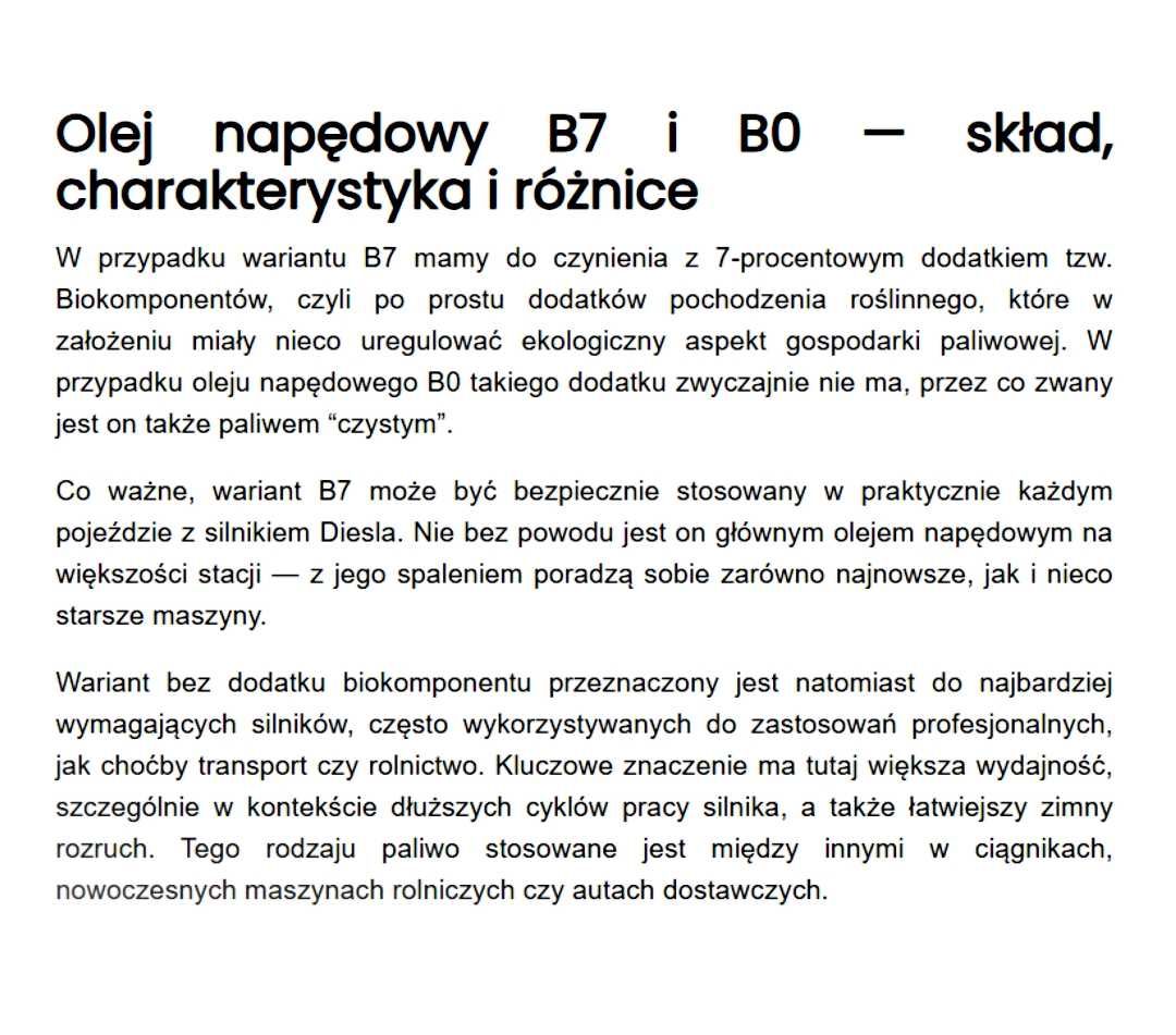 Cetan R - dodatek do oleju napędowego