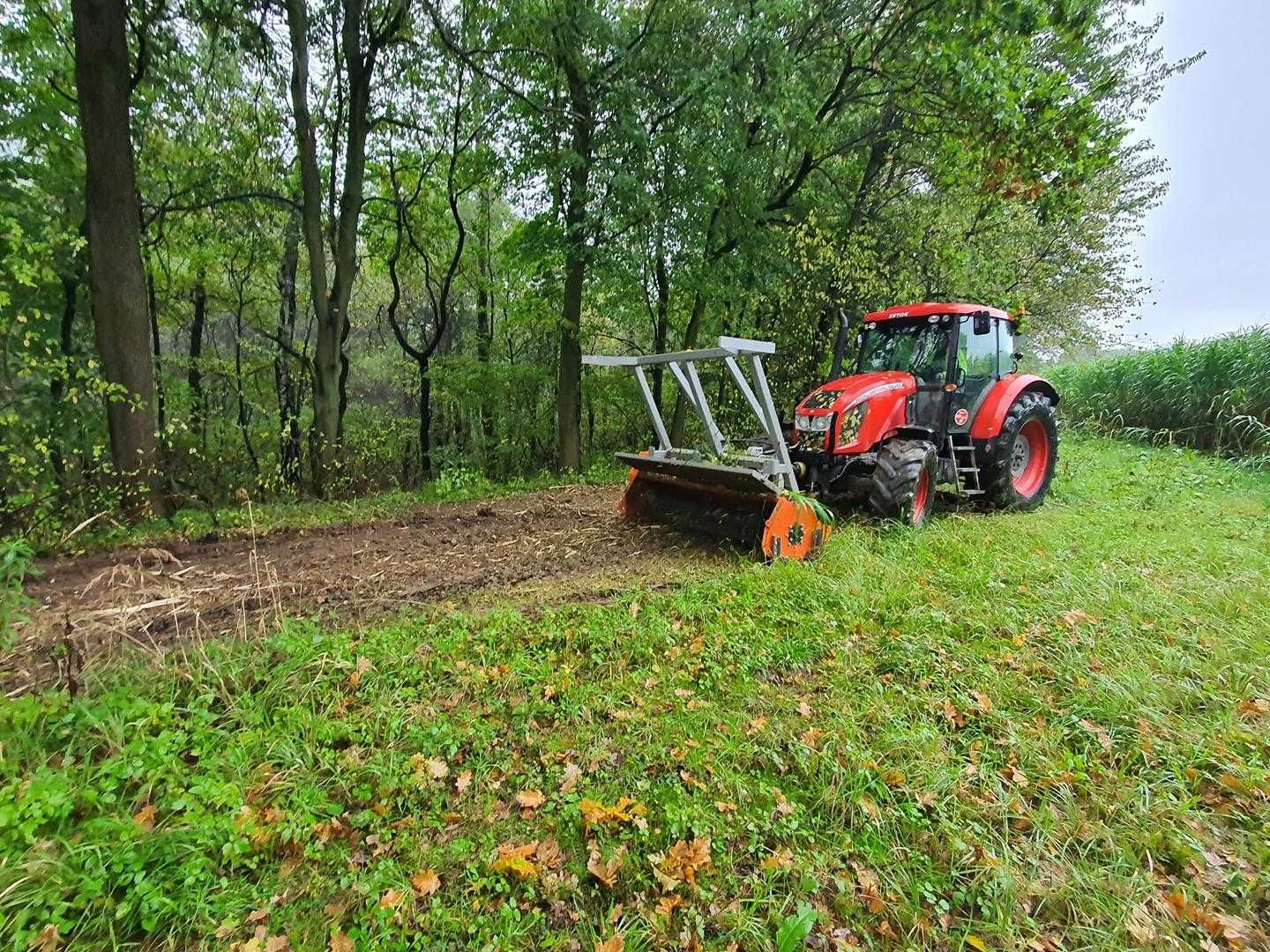 Mulczer leśny Orkan KL 226 na testy u klienta czyszczenie działek