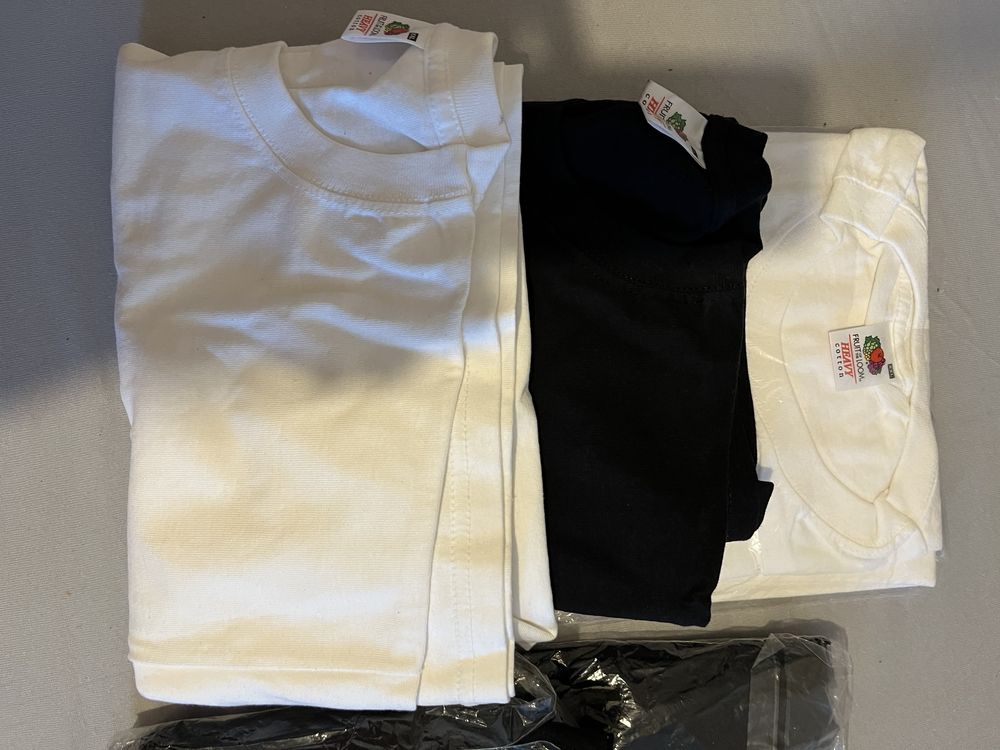 5 x tshirt XL - XXXL nowe fruit of the loom