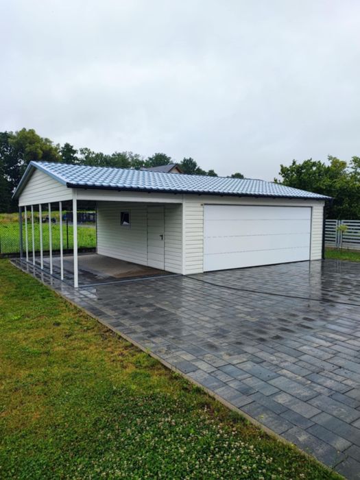 Garaż blaszany 4x6 6x5 6x5,80 6x6 7x6 8x6 9x5 9x6 - PRODUCENT Premium!