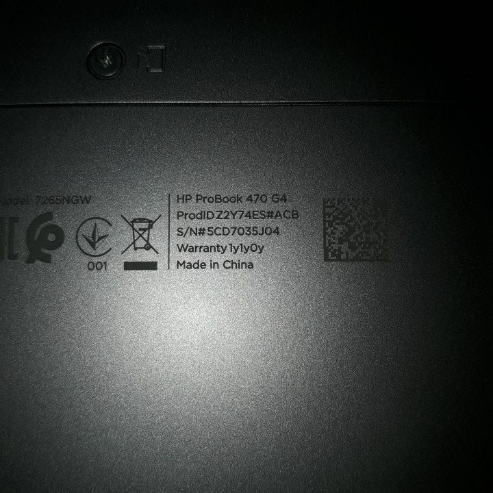 HP ProBook 470 G4