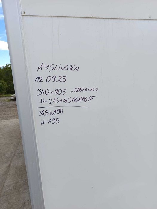 Komora chłodnicza na zwierzynę. Mysliwska.