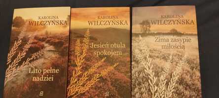 Karolina Wilczyńska  - Seria 4 książek Wrzosowa Polana  lato pełne  na