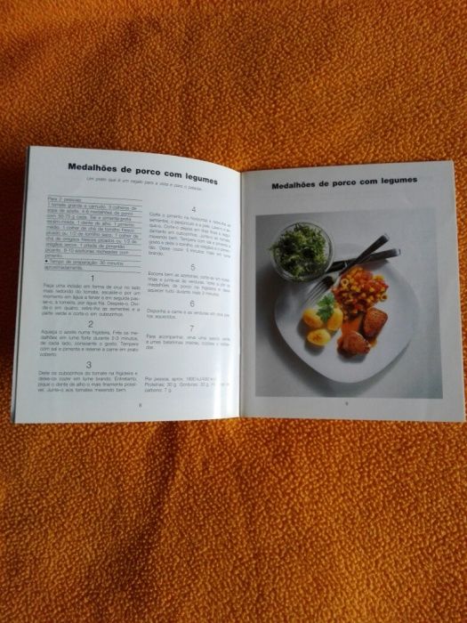 Livros receitas de culinária