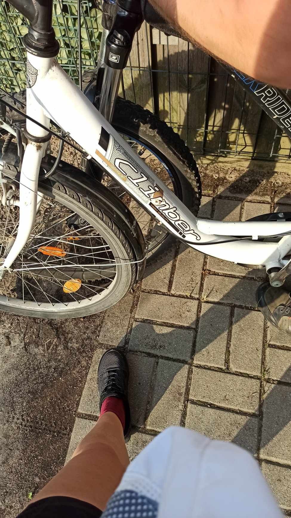 Rower miejski 26 wygodny super biały damka