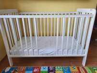 Łóżeczko woodies star cot białe 120x60